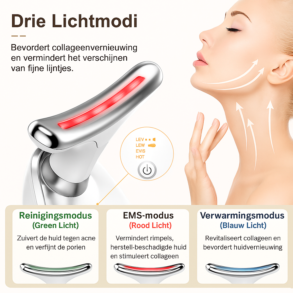 BeautyPulse – Huidverstrakkende Red Light & EMS Therapie