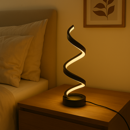 Spiralux – Elegante designlamp met vloeiend spiraaleffect