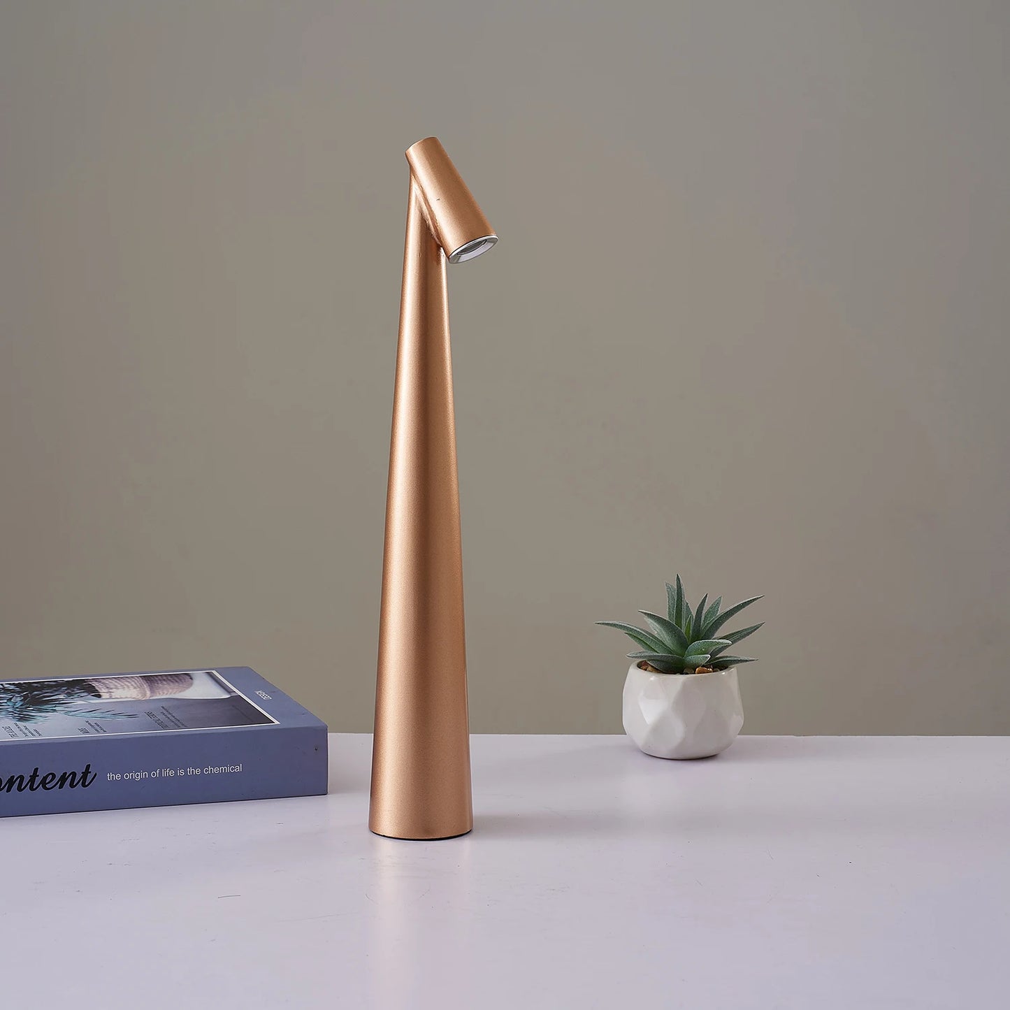 Sleek Shine - Moderne Draadloze Sfeerlamp